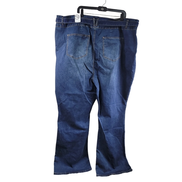 Fashion To Figure Jeans Size 28 Womens Plus Size New WIth Tags Waist 50" Stretch - Picture 3 of 13